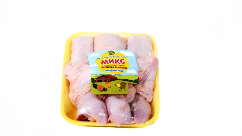 Мясо птицы «Микс цыпленка-бройлера: крыло, бедро,голень»