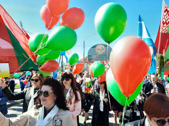 Делегация СПК «Прогресс-Вертелишки» приняла участие в районном мероприятии, посвящённом Дню Победы